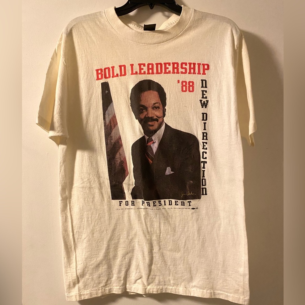 Vintage Jesse Jackson for President T-Shirt 1988